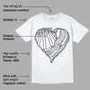 Cement Grey 11s DopeSkill T-Shirt Heart AJ 11 Graphic