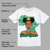 Lucky Green 6S Rings DopeSkill T-Shirt Black Queen Graphic