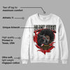 Fire Red 3s DopeSkill Sweatshirt New Black Queen Graphic