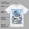 University Blue 5s DopeSkill T-Shirt Trippin Graphic