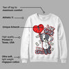 White Cement Reimagined 3s DopeSkill Sweatshirt Love Sick Graphic