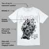 Cement Grey 11s DopeSkill T-Shirt Money Loves Me Graphic