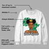 Pine Green 4s DopeSkill Sweatshirt Black Queen Graphic