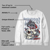 White Cement Reimagined 3s DopeSkill Sweatshirt Trippin Graphic