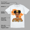 Dunk Low Magma Orange DopeSkill T-Shirt Black Queen Graphic