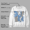 University Blue 5s DopeSkill Sweatshirt Drip Too Hard Graphic