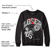 85 Black White 1s DopeSkill Sweatshirt Loser Lover Graphic