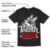 85 Black White 1s DopeSkill T-Shirt Juneteenth 1865 Graphic