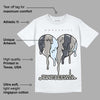 Cool Grey 6s DopeSkill T-Shirt Juneteenth Heart Graphic