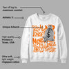 Dunk Low Magma Orange DopeSkill Sweatshirt Real Ones Move In Silence Graphic