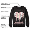 Washed Pink 1s Retro High OG DopeSkill Sweatshirt Juneteenth Heart Graphic