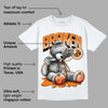 Dunk Low Magma Orange DopeSkill T-Shirt Sick Bear Graphic