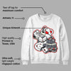 White Cement Reimagined 3s DopeSkill Sweatshirt Bear Steals Sneaker Graphic