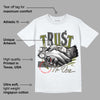 Olive 1s Low OG DopeSkill T-Shirt Trust No One Graphic