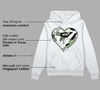 Seafoam 4s DopeSkill Hoodie Sweatshirt Heart AJ 4 Graphic