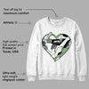 Seafoam 4s DopeSkill Sweatshirt Heart AJ 4 Graphic