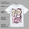 Dunk Low Night Maroon and Medium Soft Pink DopeSkill T-Shirt New Paid In Full Graphic