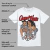 White Cement Reimagined 3s DopeSkill T-Shirt Queen Of Hustle Graphic