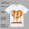 Dunk Low Magma Orange DopeSkill T-Shirt Juneteenth Heart Graphic