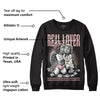 Washed Pink 1s Retro High OG DopeSkill Sweatshirt Real Lover Graphic