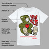 Olive 1s Low OG DopeSkill T-Shirt Love Kills Graphic