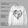 Cool Grey 6s DopeSkill Sweatshirt Heart AJ 6 Graphic