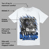 True Blue 1s DopeSkill T-Shirt Black King Graphic