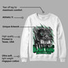 Lucky Green 3s DopeSkill Sweatshirt Black King Graphic