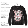 Washed Pink 1s Retro High OG DopeSkill Sweatshirt New Double Bear Graphic