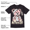 Washed Pink 1s Retro High OG DopeSkill T-Shirt Hurt Bear Graphic