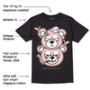 Washed Pink 1s Retro High OG DopeSkill T-Shirt New Double Bear Graphic