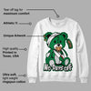 Pine Green 4s DopeSkill Sweatshirt Hurt Bear Graphic