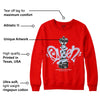 Cherry 11s DopeSkill Varsity Red Sweatshirt Queen Chess Graphic