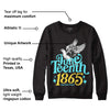 Aqua 5s DopeSkill Sweatshirt Juneteenth 1865 Graphic