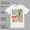 Olive 1s Low OG DopeSkill T-Shirt Real Ones Move In Silence Graphic