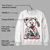 White Cement Reimagined 3s DopeSkill Sweatshirt Hurt Bear Graphic