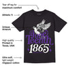 Court Purple 13s DopeSkill T-Shirt Juneteenth 1865 Graphic