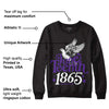 Court Purple 13s DopeSkill Sweatshirt Juneteenth 1865 Graphic