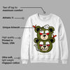 Olive 1s Low OG DopeSkill Sweatshirt New Double Bear Graphic