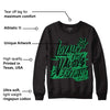 Lucky Green 1s Low DopeSkill Sweatshirt LOVE Graphic