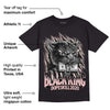 Washed Pink 1s Retro High OG DopeSkill T-Shirt Black King Graphic