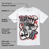 White Cement Reimagined 3s DopeSkill T-Shirt Don't Quit Graphic