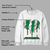 Pine Green 4s DopeSkill Sweatshirt Juneteenth Heart Graphic