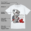 Cool Grey 6s DopeSkill T-Shirt Broken Heart Graphic