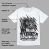 Cement Grey 11s DopeSkill T-Shirt Black King Graphic