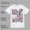 Dunk Low Night Maroon and Medium Soft Pink DopeSkill T-Shirt Real Ones Move In Silence Graphic