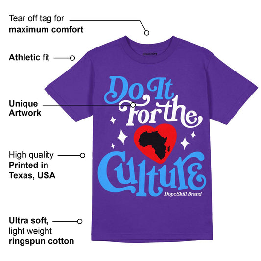 Court Purple 13s DopeSkill Purple T-shirt Do It For The Culture Graphic