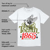 Olive 1s Low OG DopeSkill T-Shirt Juneteenth 1865 Graphic