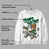 Pine Green 4s DopeSkill Sweatshirt Money Is Our Motive Bear Graphic