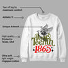 Olive 1s Low OG DopeSkill Sweatshirt Juneteenth 1865 Graphic